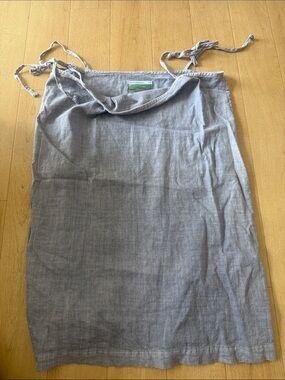 Women’s Tie shoulder Linen Blend dress